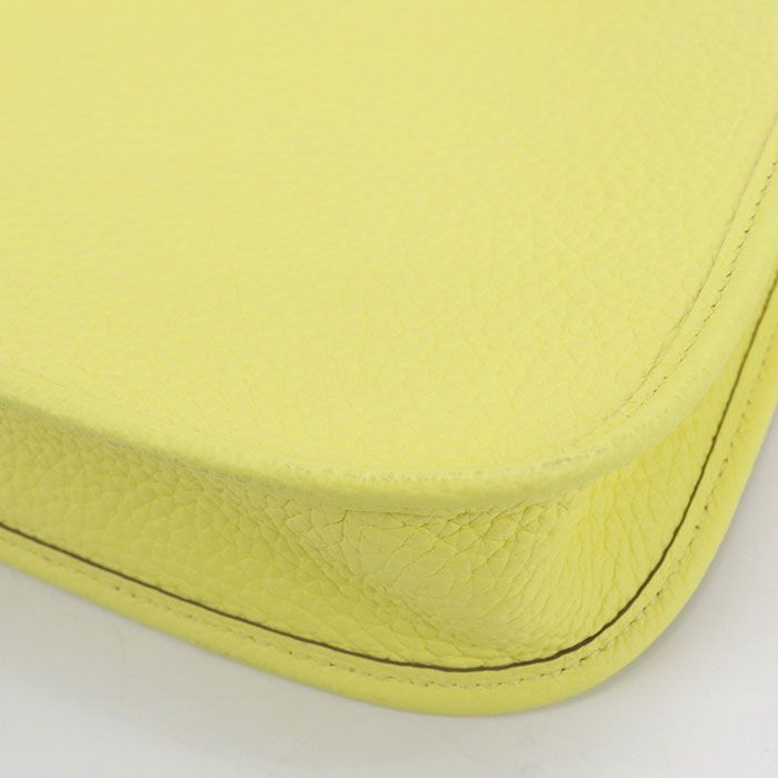 Hermes Evelyn TPM Shoulder Bag Taurillon Clemence W Engraved Ladies