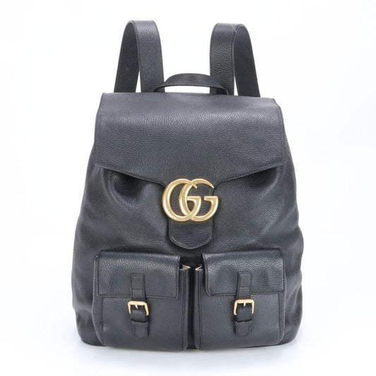 Gucci GG Marmont 429007 Leather Backpack Sac Backpack Shoulder Bag Genuine