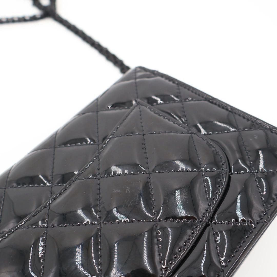 Chanel 2.55 Quilted Chain Wallet — view 8