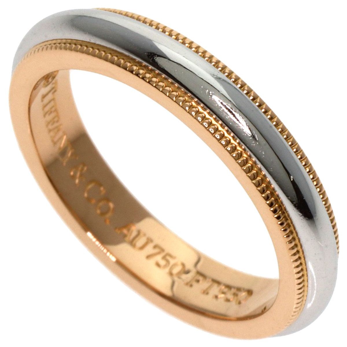 Tiffany & Co. Milgrain Ring 18K Pink Gold