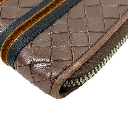 Bottega Veneta 114076-v3881-2040 Round Zipper Long Wallet Unisex