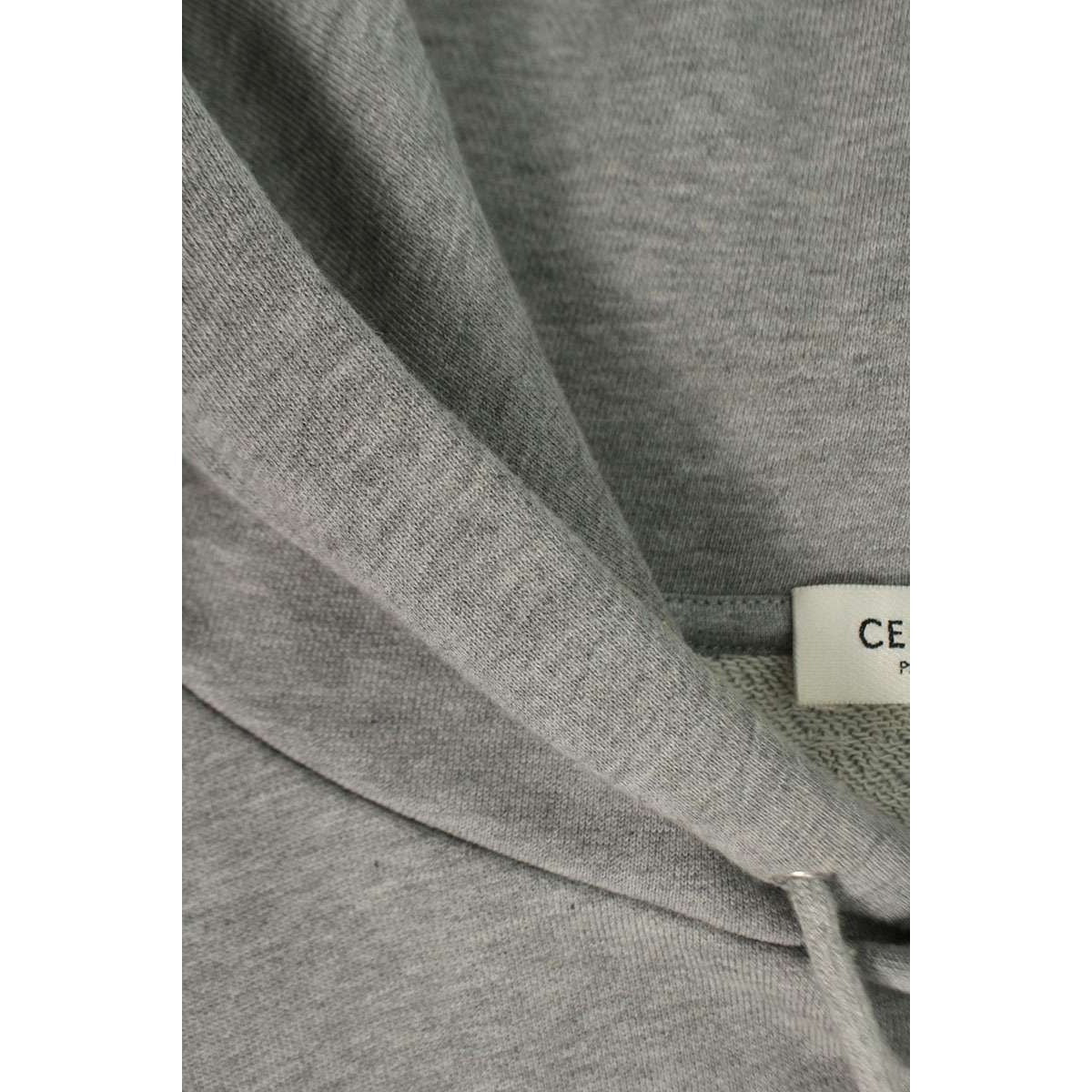 Celine Logo Print Cropped Hoodie XS — view 3