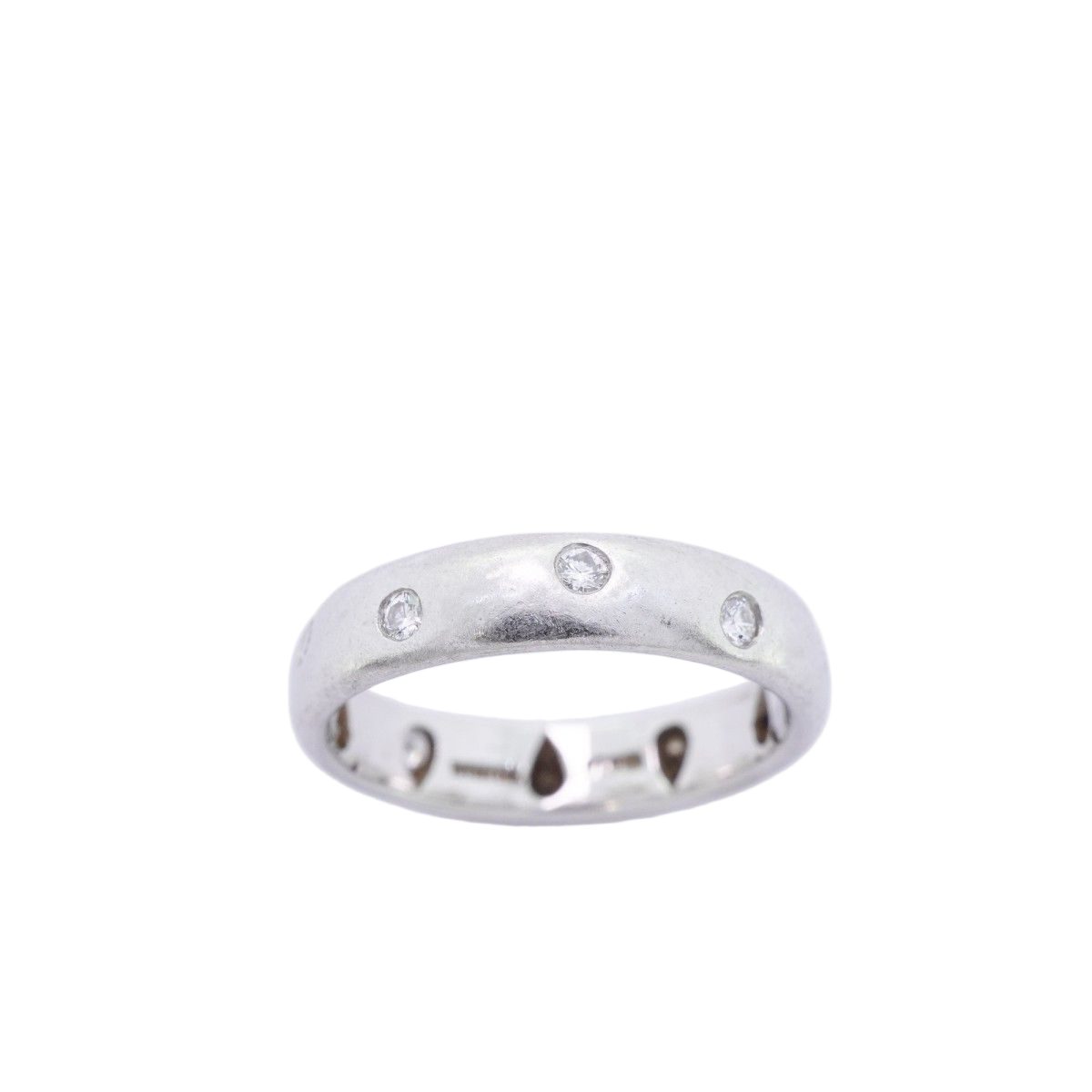 Tiffany & Co Ring Dots Platinum Diamond — view 2