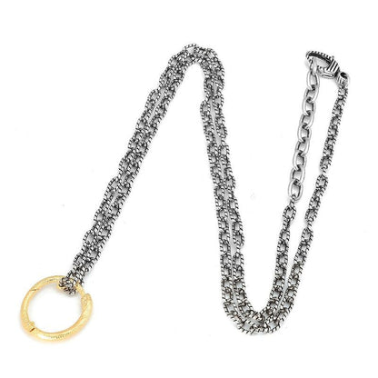Gucci Necklace Gold Snake Ring Silver — view 4