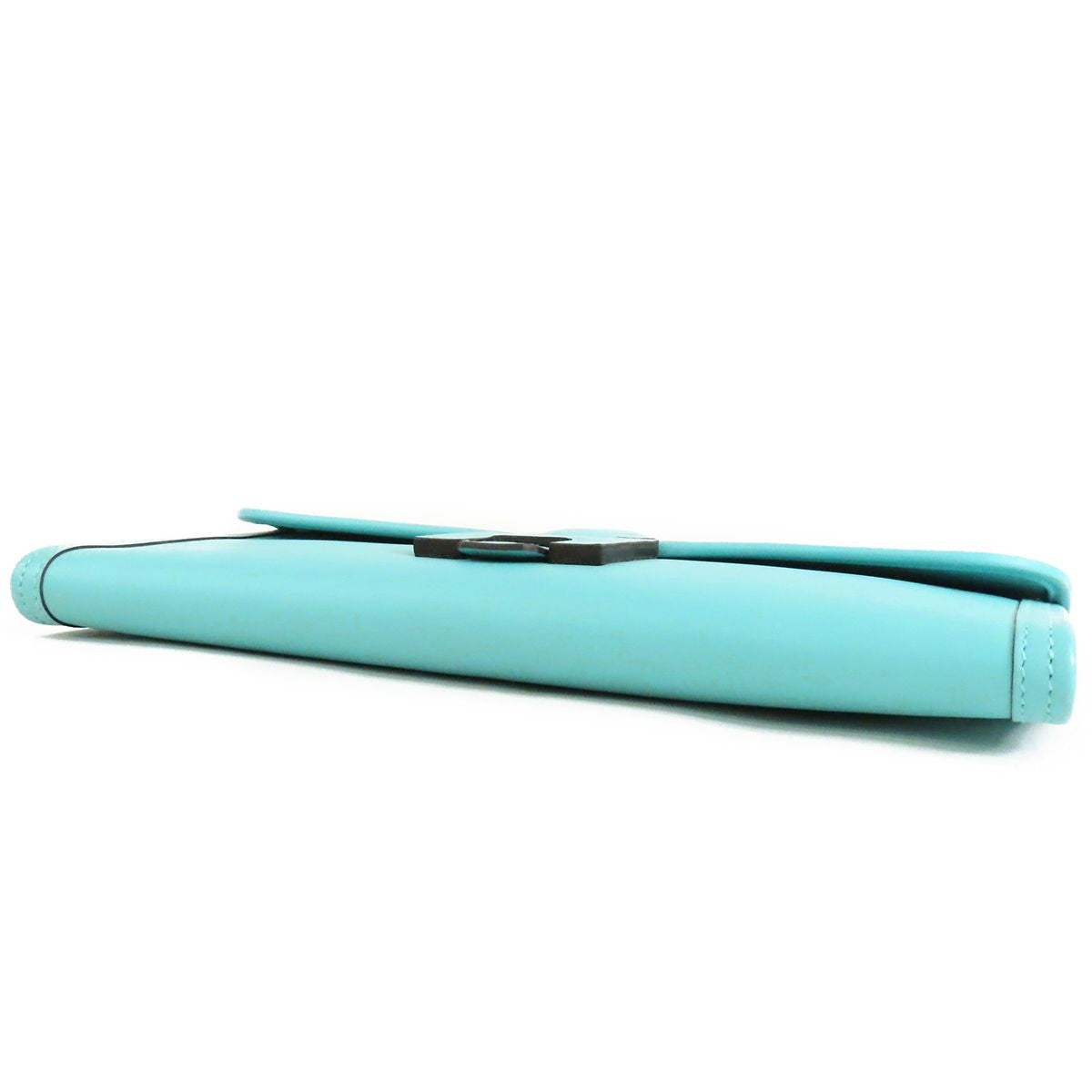 Hermes Jige Elan 29 Blue Atole Swift Clutch — view 3