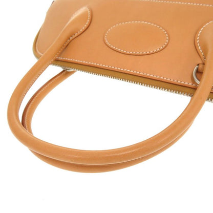 Hermes Bolide 31 Vaux Chamonix Natural Silver Hardware □K Engraved Handbag