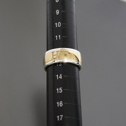 Hermes H Logo Women's Ring No 12.5 SV 925 AU 750 Combi E1400