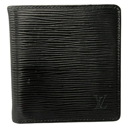 Louis Vuitton Billfold Epi Card Holder Cles Noir Black Leather Wallet
