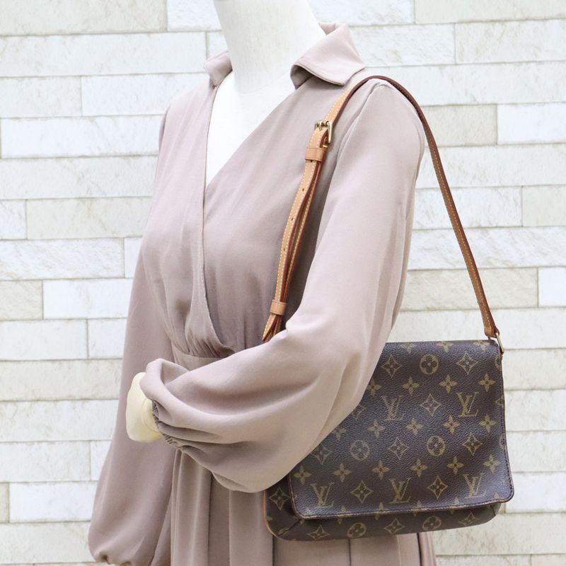 Louis Vuitton Shoulder Bag Monogram Musette Tango Canvas M51388