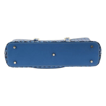 Goyard - Sac Marie Galante Marie Galante GM PVC Coded Canvas Tote Bag - Blue -