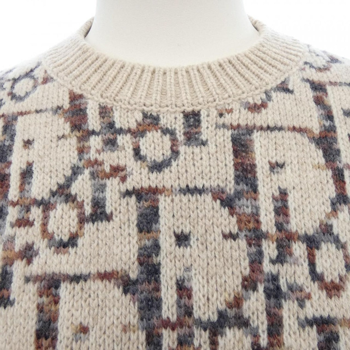 Dior Oblique Wool Jacquard Knit Sweater — view 5