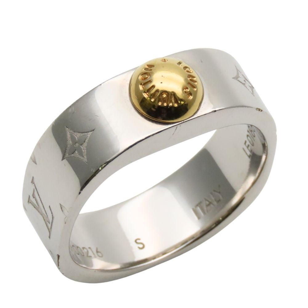 Louis Vuitton Ring Nanogram S Metal Silver
