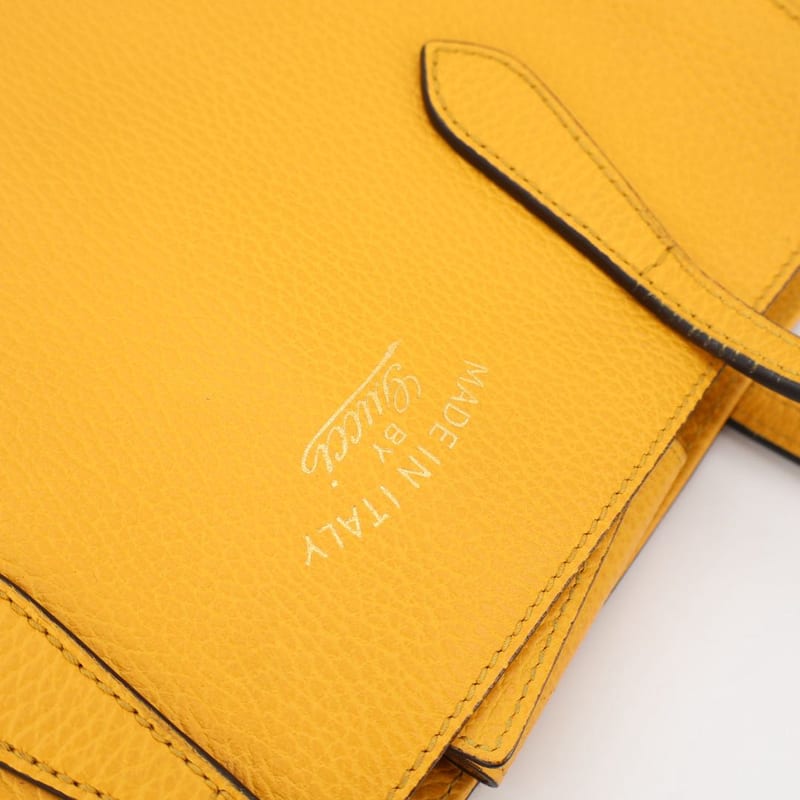 Gucci Swing Yellow Gold Hardware Leather 354397 Tote Shoulder Bag