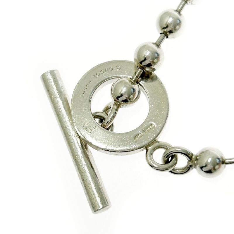 Gucci Silver Ball Chain Toggle Bracelet 16.0g 925 Engraved 365507 Bracelet