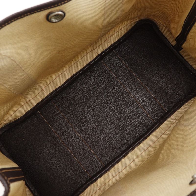 Hermes Garden Party PM Toile Ash Marron Beige/brown □J Ladies Tote Bag