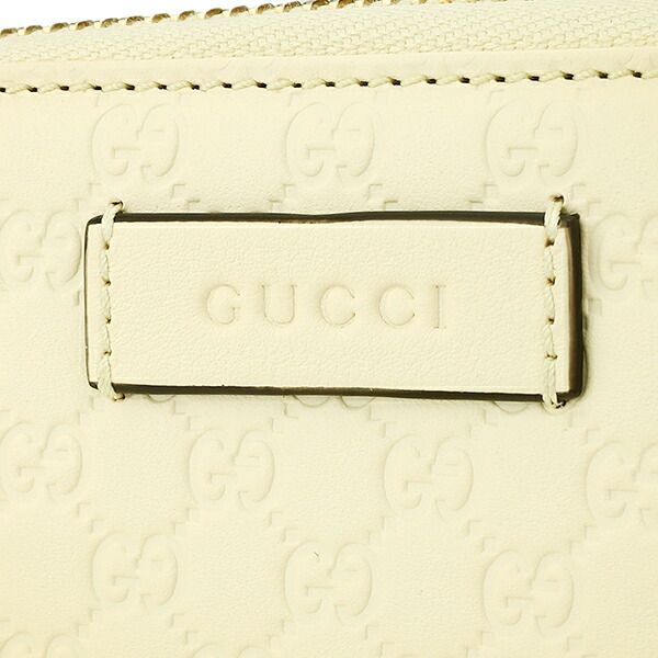 Gucci Bifold Wallet [outlet] Micro Gucci Striped Ivory
