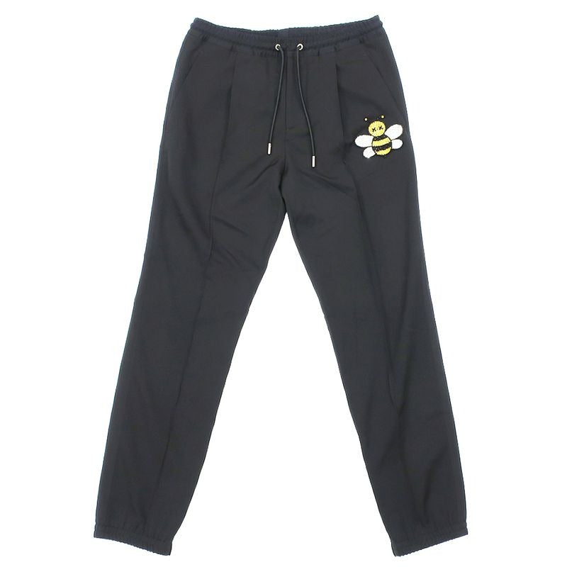 Dior BEE Embroidery Pants Bi-trousers 923 C127 A4422 Black Zip