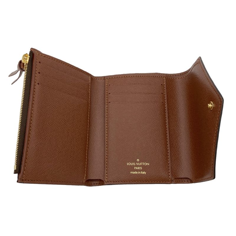 Louis Vuitton Portefeuille Victorine Trifold Wallet Monogram Canvas M62472