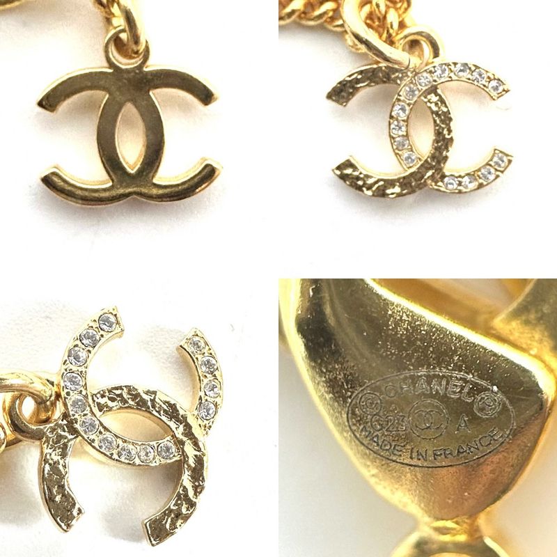 Chanel Necklace Ladies Africa Continent Pendant Accessories With Adjuster Coco