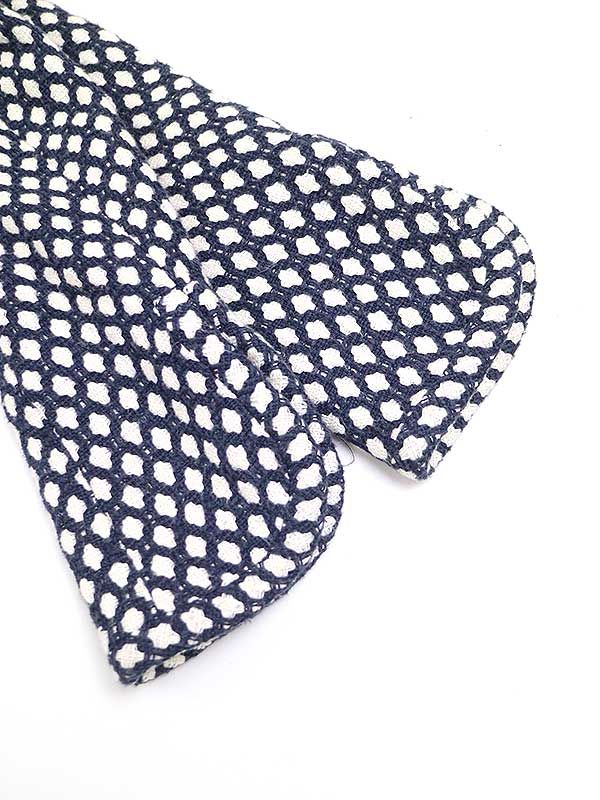 Chanel 2008 Flower Bijoux Tweed Zip Coat Navy 38