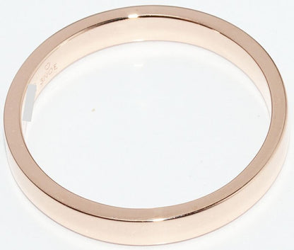 Cartier Ring 18K Pink Gold C De Cartier Ring Engraved Ring Width 3mm (012in)