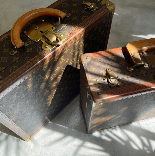 Louis Vuitton ⑤ M21325 Bisten 60 M21325 Trunk Monogram Unisex Brown FREE