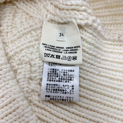 Hermes Top Knit Sweater Wool Ivory