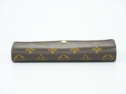 Authentic Louis Vuitton LV Portefeuille Sarah Monogram Long Wallet Brown M62235