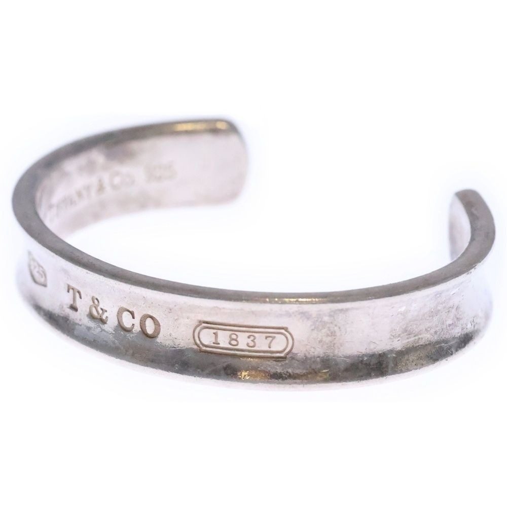 Tiffany & Co Narrow Bangle Bracelet Silver