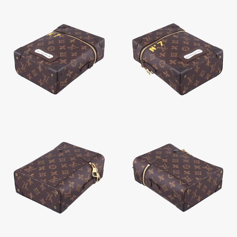 Louis Vuitton Monogram (n°7) Vertical Box Trunk Brown PVC Coated Canvas