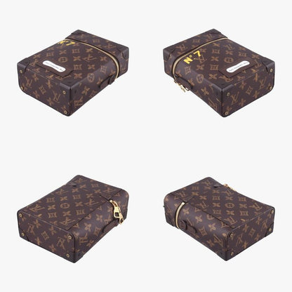 Louis Vuitton Monogram (n°7) Vertical Box Trunk Brown PVC Coated Canvas