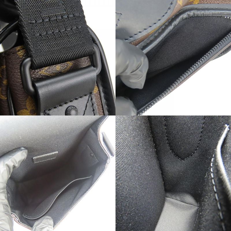 Louis Vuitton Shoulder Bag Archie Messenger M46442 Monogram Macassar Brown