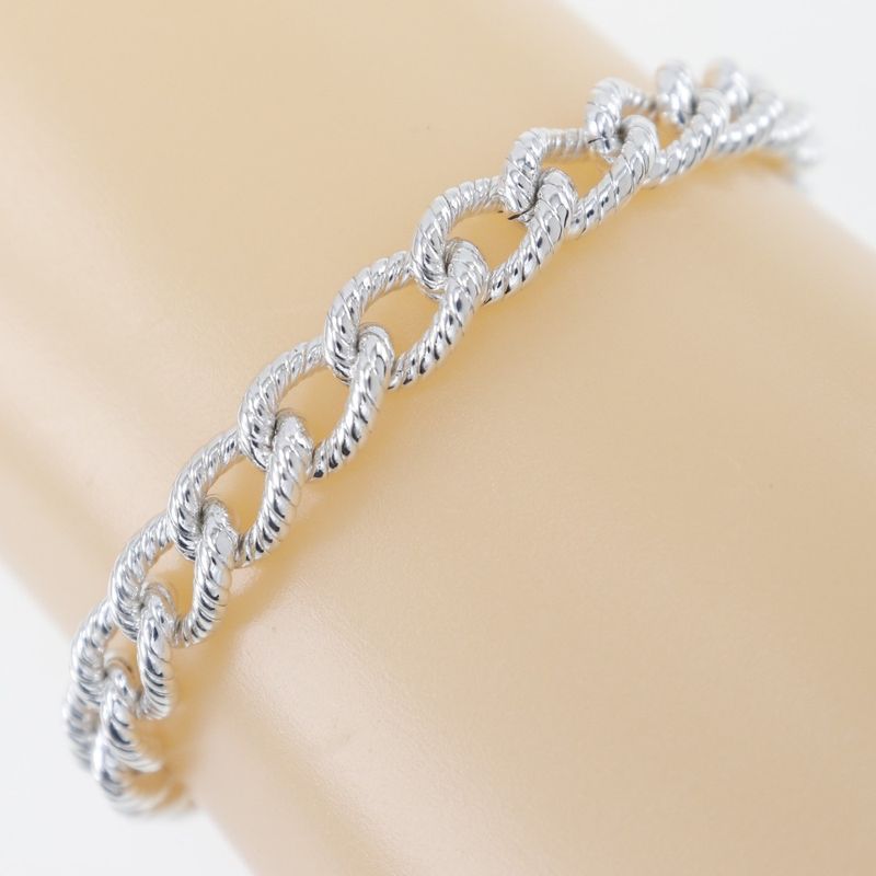 Tiffany & Co Pot Charm With House Design From Back In 925 Silver 29.2g Bracelet