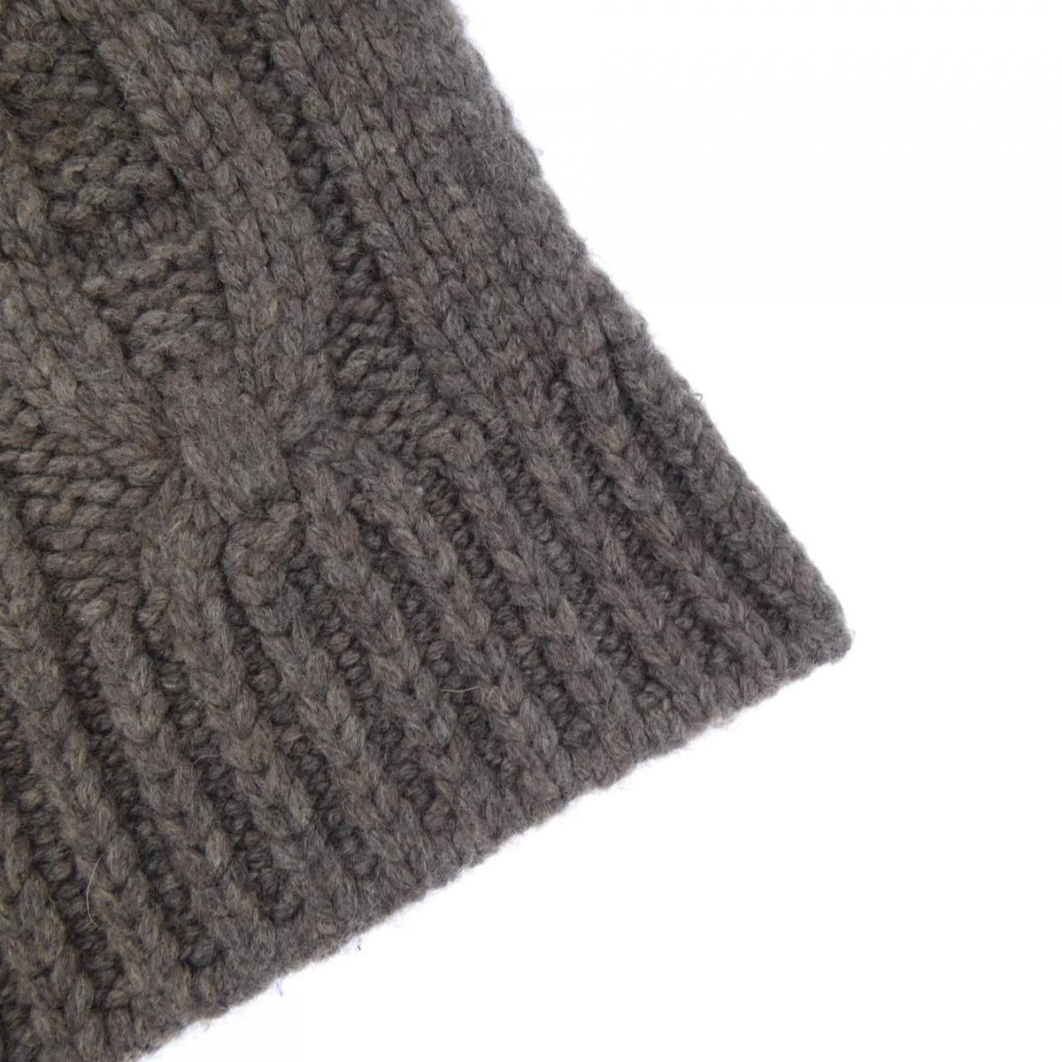 Hermes Scarf Cashmere Brown — view 2