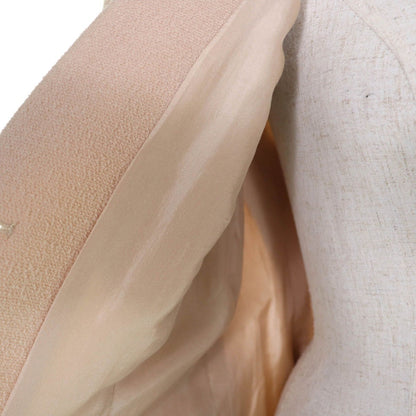 Chanel Vintage Wool Coco Button Jacket Beige 40 — view 5