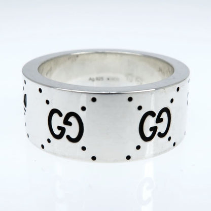 Gucci Adidas Collaboration Ring Engraving Wide Trefoil 17 Ag925 Jewelry
