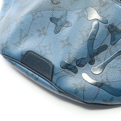 Louis Vuitton Waist Bag Body Discovery Bum Monogram Aqua Garden — view 8