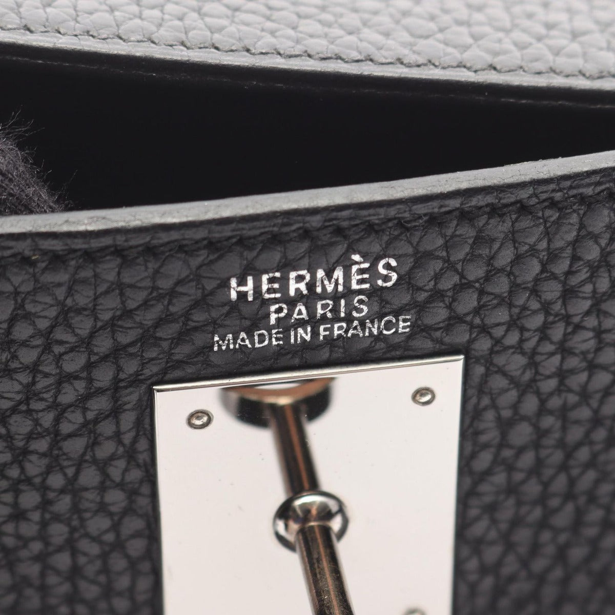 Hermes Handbag Kelly 32 Black Leather — view 4