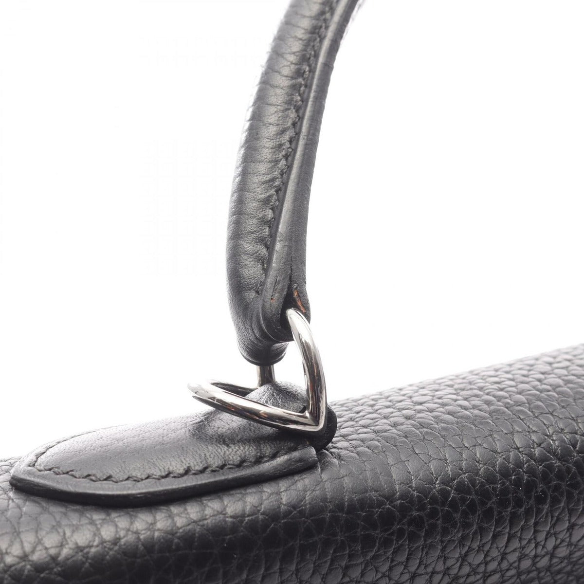 Hermes Handbag Kelly 32 Black Leather — view 9