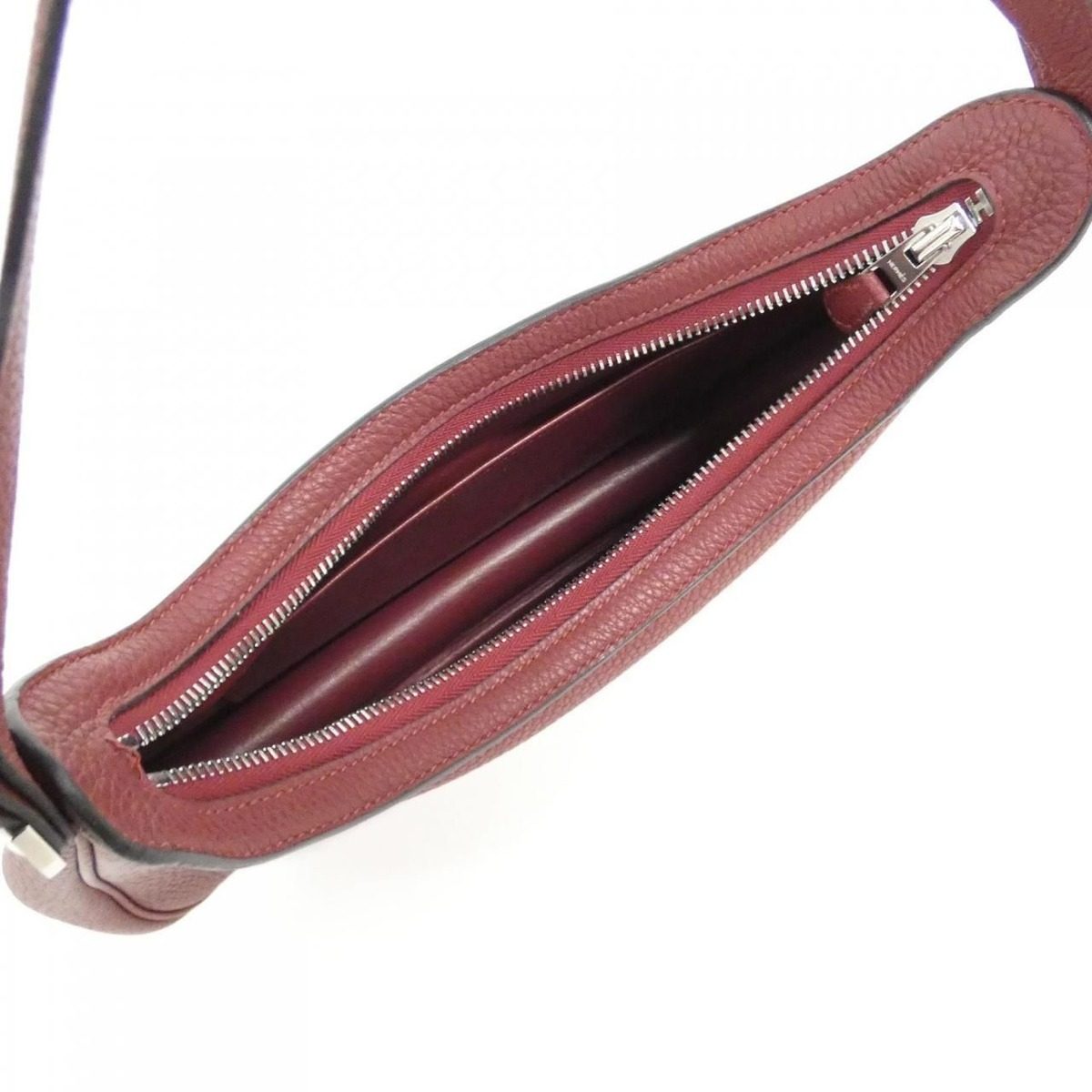 Hermes Caporal Bag Handbag Silver — view 10