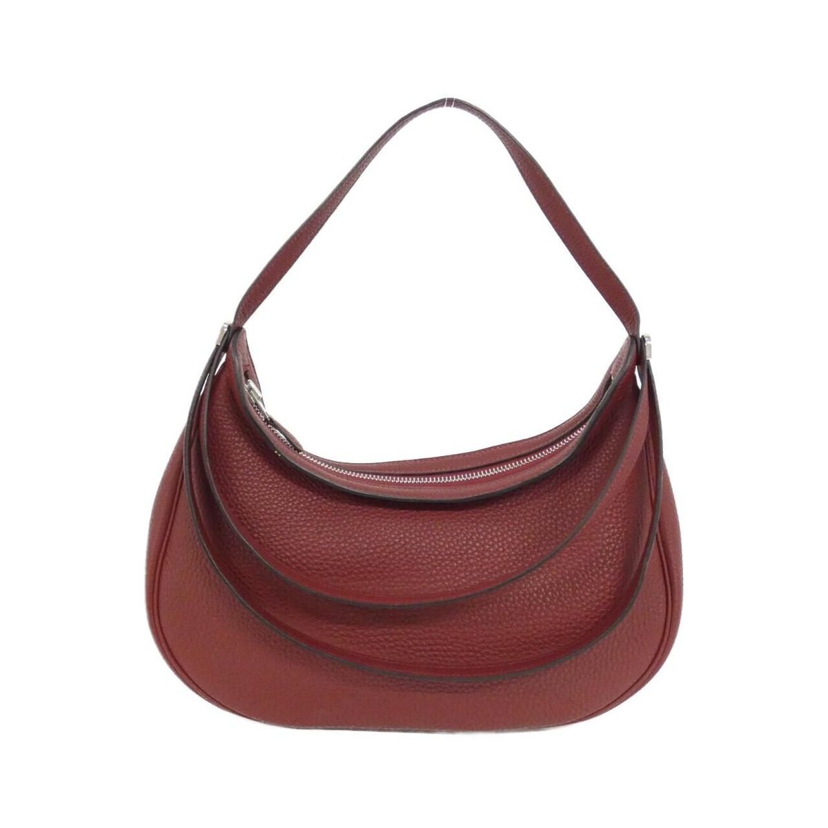 Hermes Caporal Bag Handbag Silver