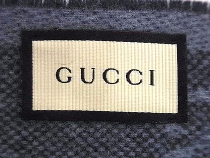 Patterned Gucci GG Pattern Sherry Line 100% Rana Wool Scarf Men's Women's
