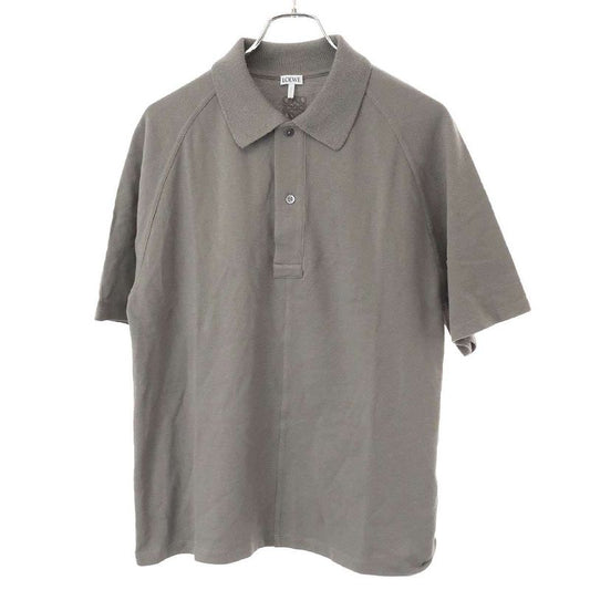Loewe Anagram Short Sleeve Polo Shirt H526y23x43 Charcoal S