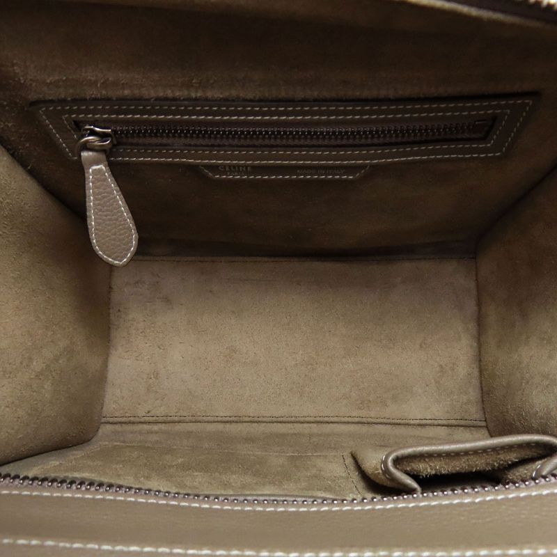 Celine Luggage Micro Tote Bag Calf Women
