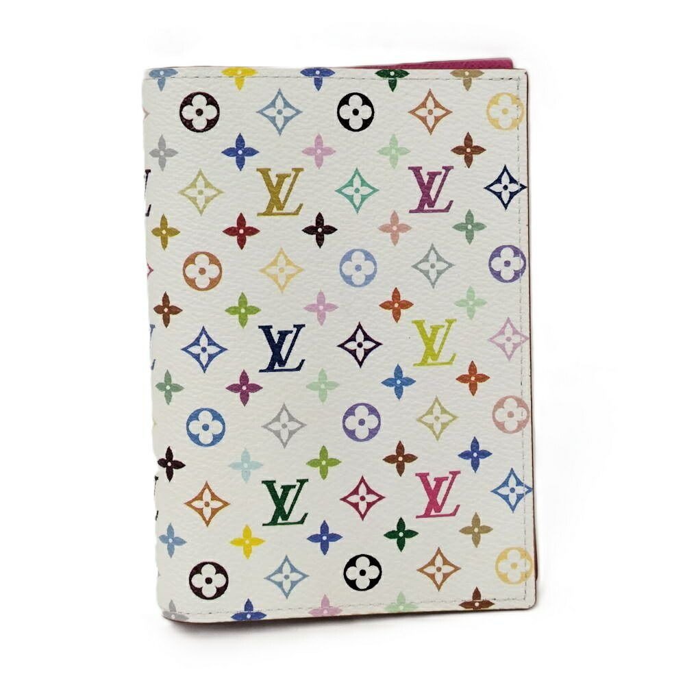 Louis Vuitton Takashi Murakami Collaboration LV Tm Passport Cover Couverture NM