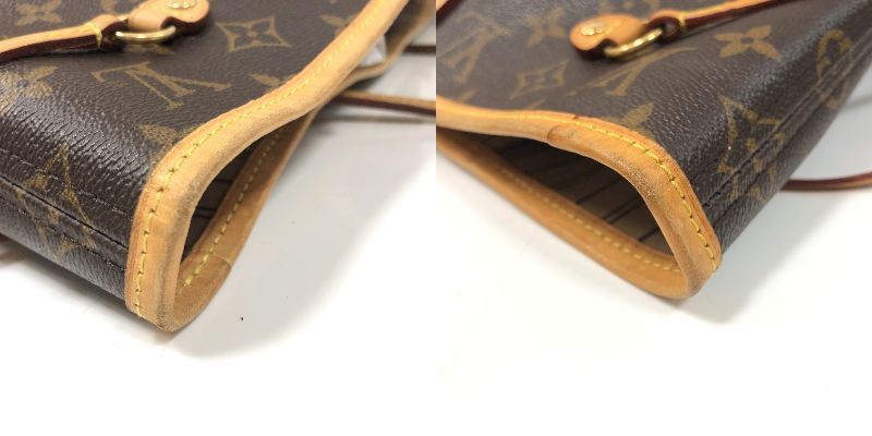 Louis Vuitton M40995 Monogram Neverfull MM Tote Bag Monogram Canvas with Pouch
