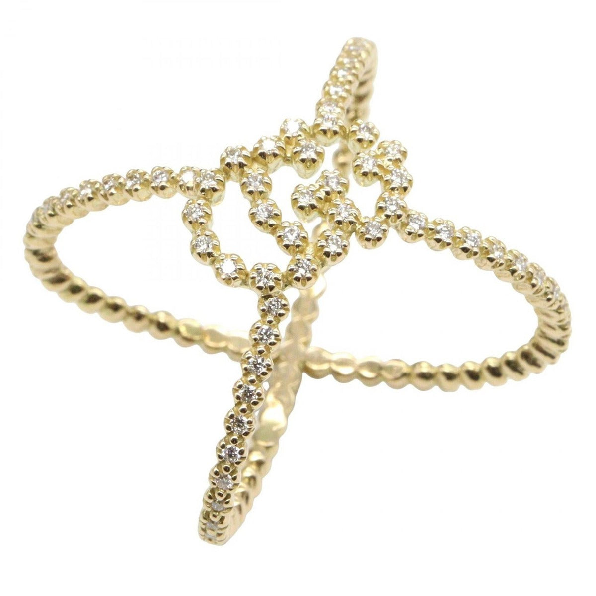 Gucci Ring GG Running 18K Diamond
