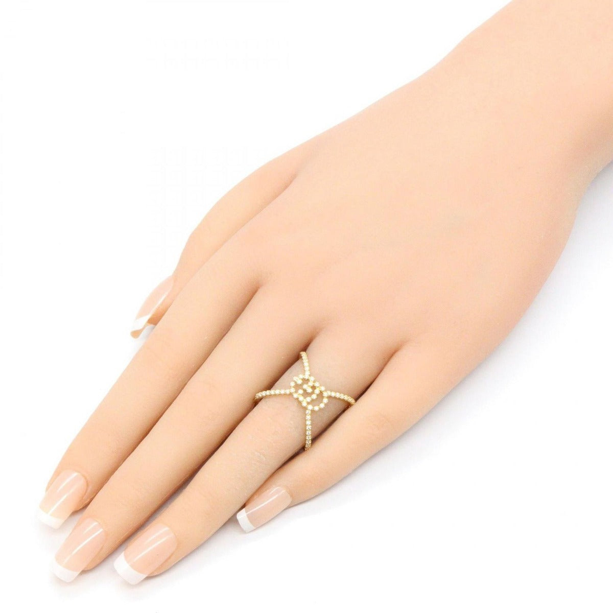 Gucci Ring GG Running 18K Diamond — view 8