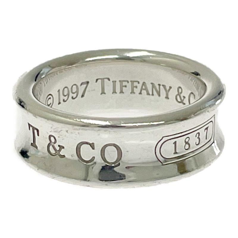Tiffany & Co Silver 1837 Narrow Ring 7.0g 925 Engraved 457192 Ring