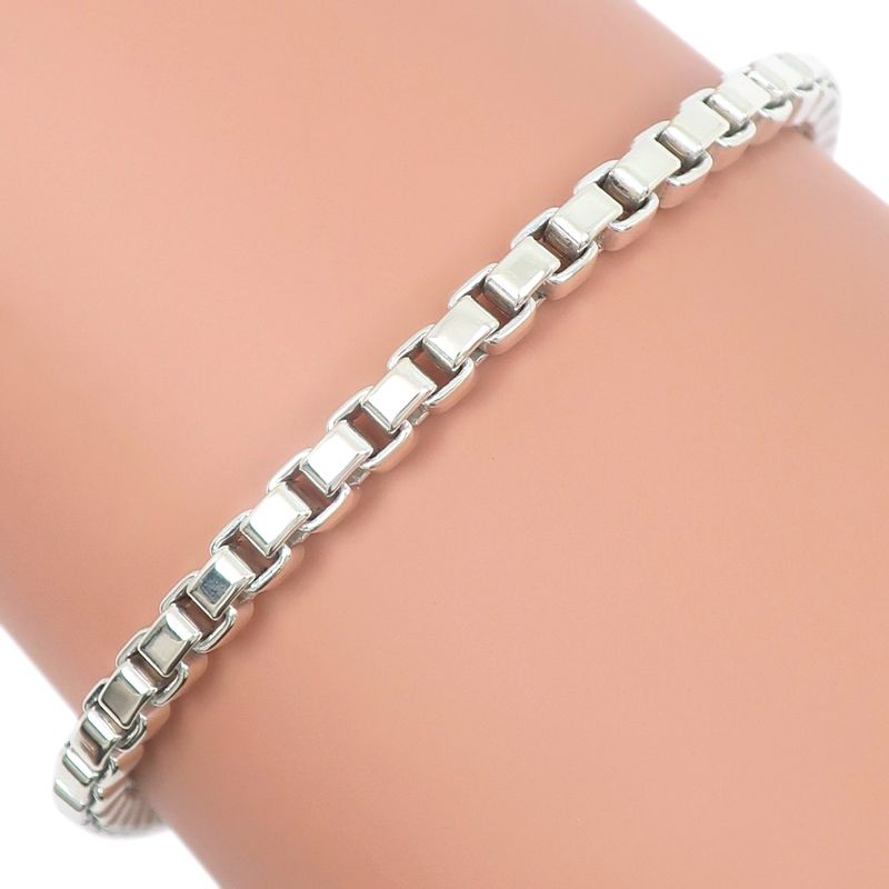 Tiffany & Co Venetian Silver 925 Ladies 15.8g Bracelet